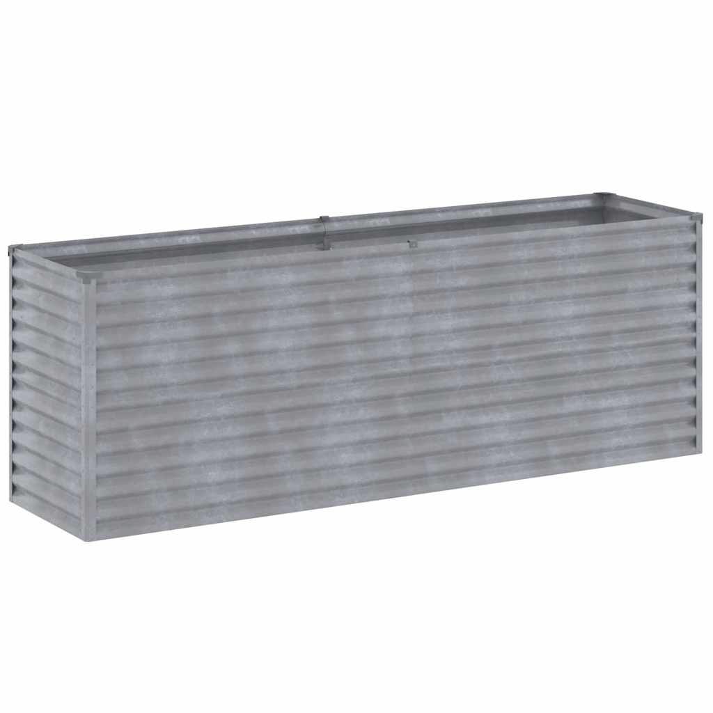 vidaXL Υπερυψωμένο Ζαρντινιέρα Κήπου 196 x 50 x 69 εκ. από Ατσάλι Corten