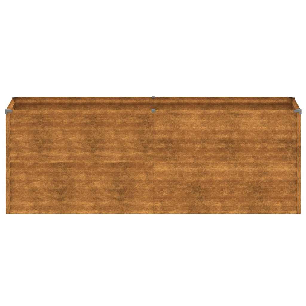 vidaXL Υπερυψωμένο Ζαρντινιέρα Κήπου 196 x 50 x 69 εκ. από Ατσάλι Corten