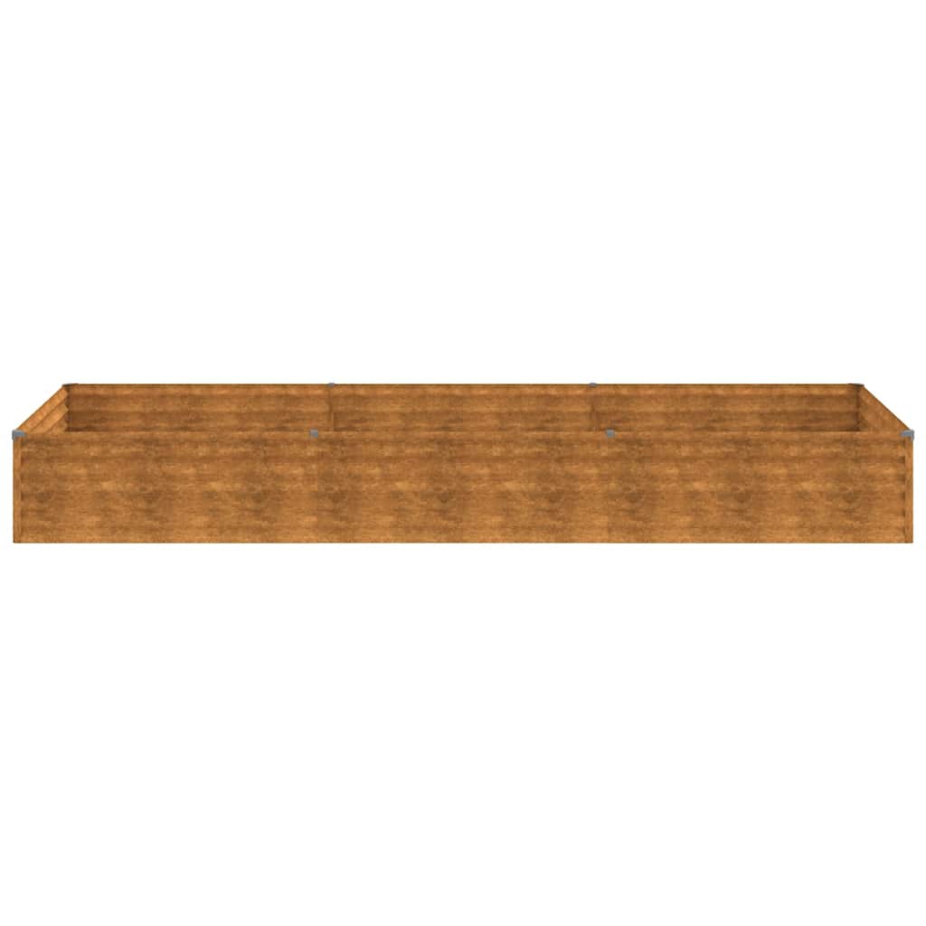vidaXL Ζαρντινιέρα 291 x 100 x 36 εκ. από Ατσάλι Σκληρυθέν στον Αέρα