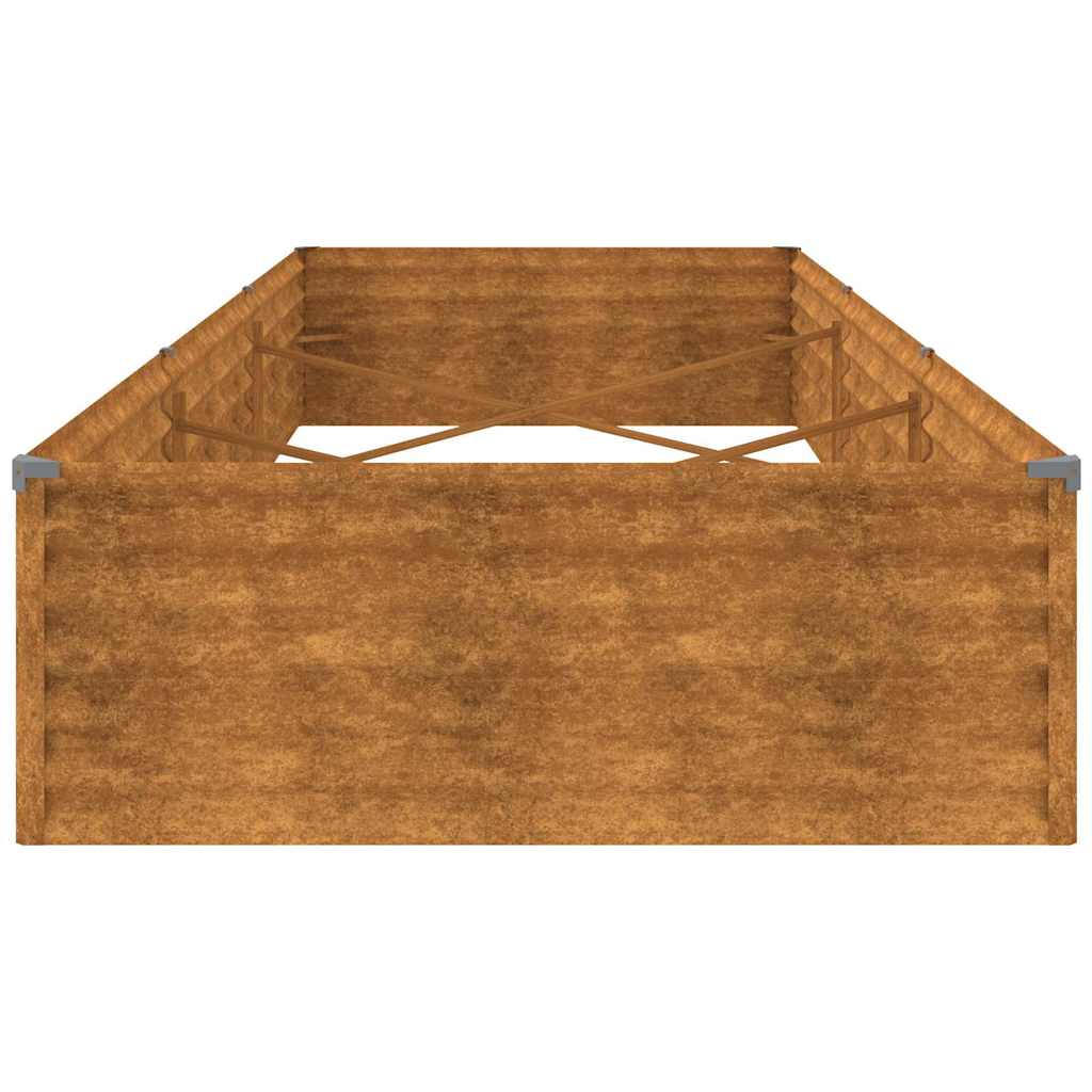 vidaXL Ζαρντινιέρα 291 x 100 x 36 εκ. από Ατσάλι Σκληρυθέν στον Αέρα