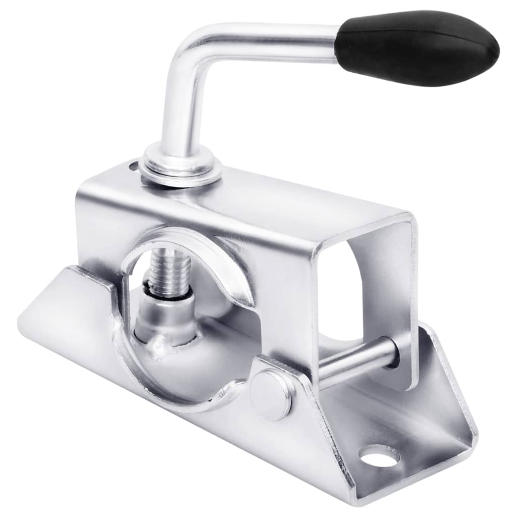 vidaXL Ποδαράκι με Σφιγκτήρες 2Τεμ 13,5x6,5x14 εκ. Γαλβ. Χάλυβα