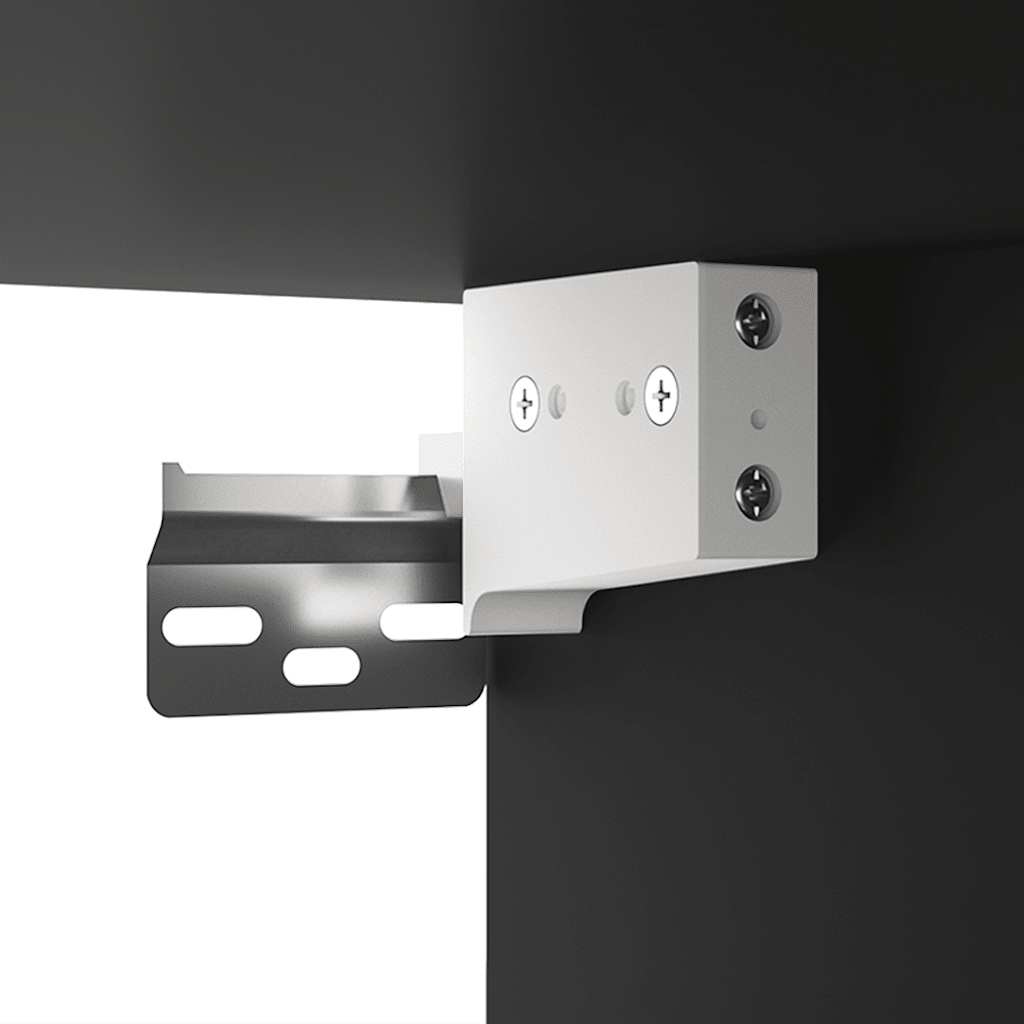 vidaXL Έπιπλα Τηλεόρασης 2 τεμ. Μαύρα 80x30x30 εκ. Επεξεργασμένο Ξύλο