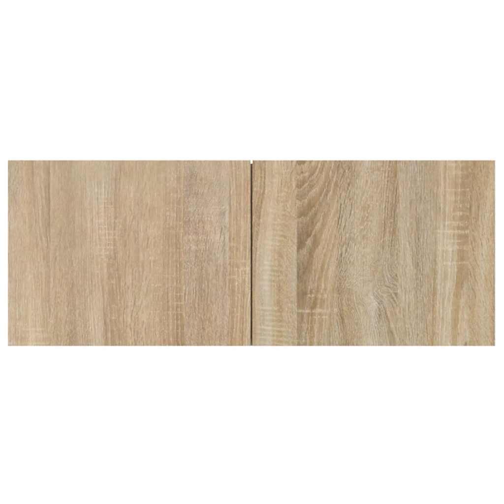 vidaXL Έπιπλα Τηλεόρασης 2 τεμ. Sonoma Δρυς 80x30x30 εκ. Επεξ. Ξύλο