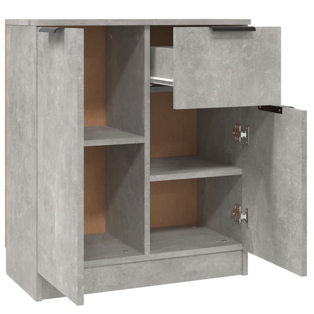 vidaXL Ντουλάπι Γκρι Σκυροδέματος 60x30x70 εκ. από Επεξεργασμένο Ξύλο