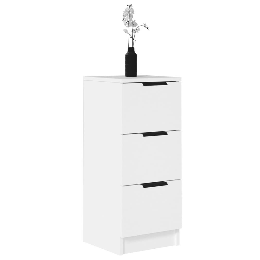 vidaXL Ντουλάπια 2 τεμ. Λευκά 30 x 30 x 70 εκ. από Επεξεργασμένο Ξύλο