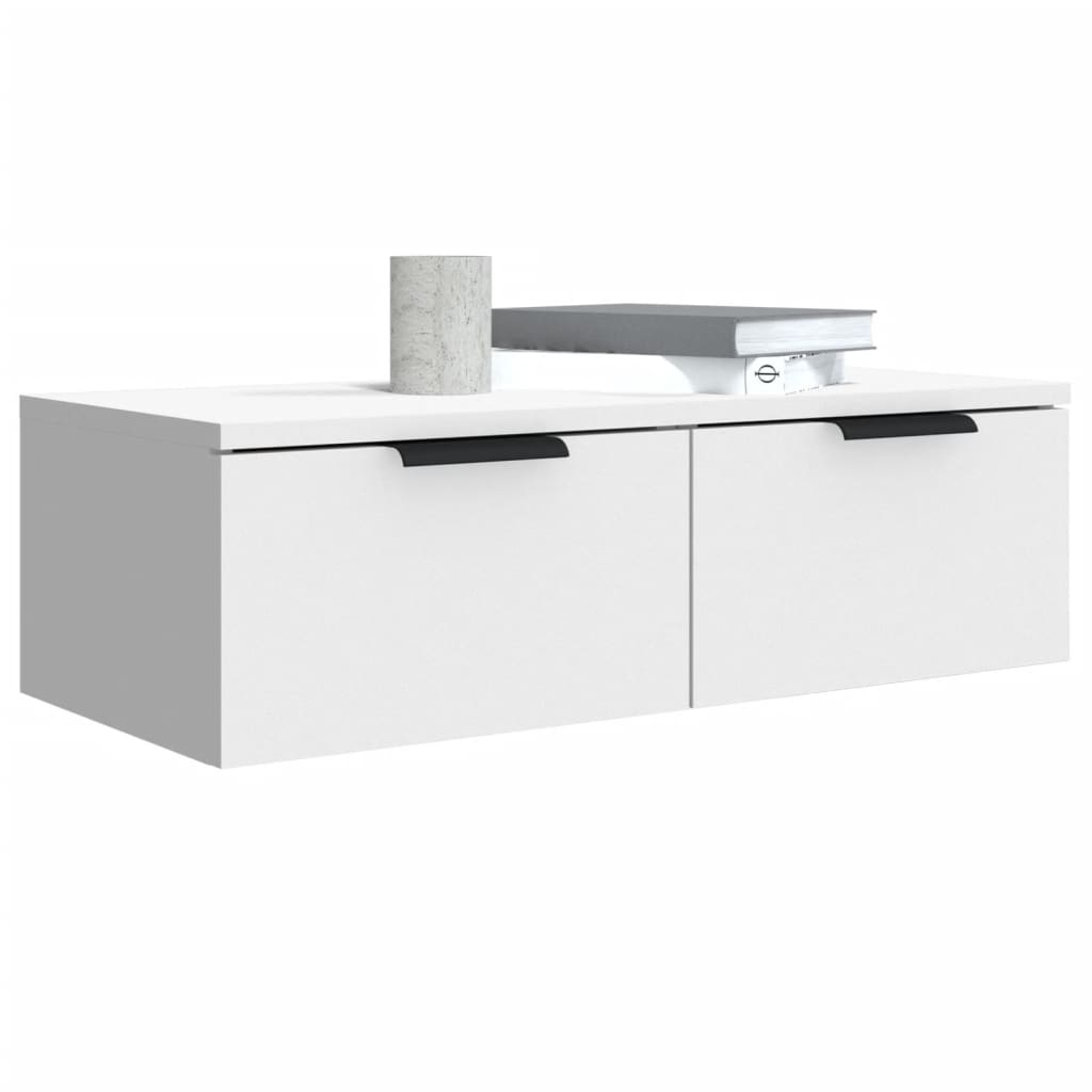 vidaXL Ντουλάπι Τοίχου Λευκό 68 x 30 x 20 εκ. από Επεξεργασμένο Ξύλο