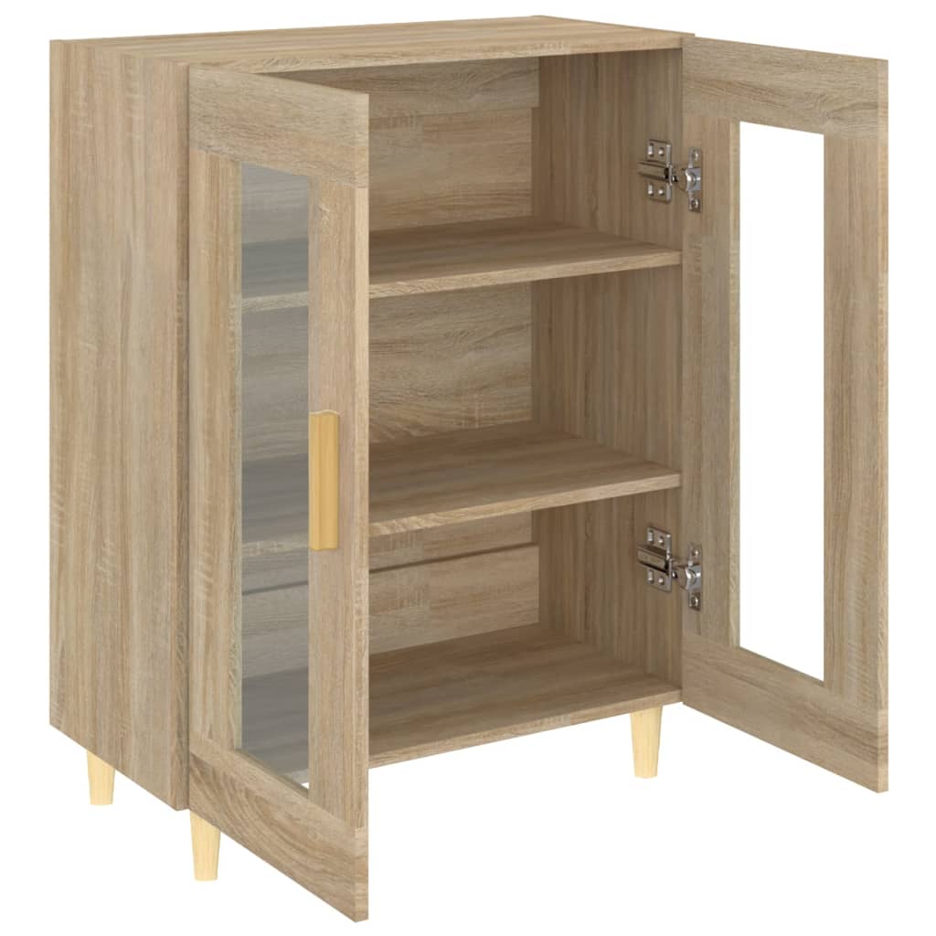 vidaXL Ντουλάπι Sonoma Δρυς 69,5 x 34 x 90 εκ. από Επεξεργασμένο Ξύλο