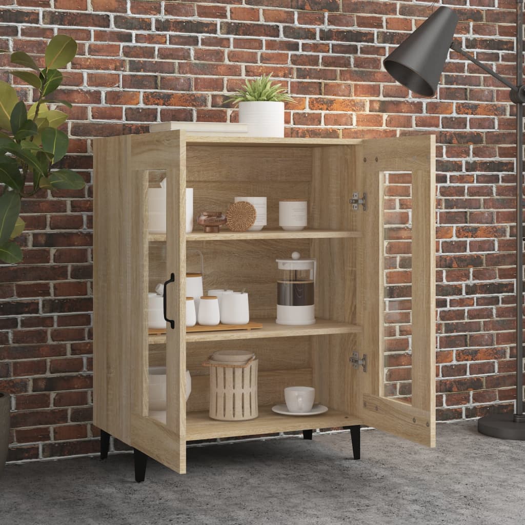vidaXL Ντουλάπι Sonoma Δρυς 69,5 x 34 x 90 εκ. από Επεξεργασμένο Ξύλο
