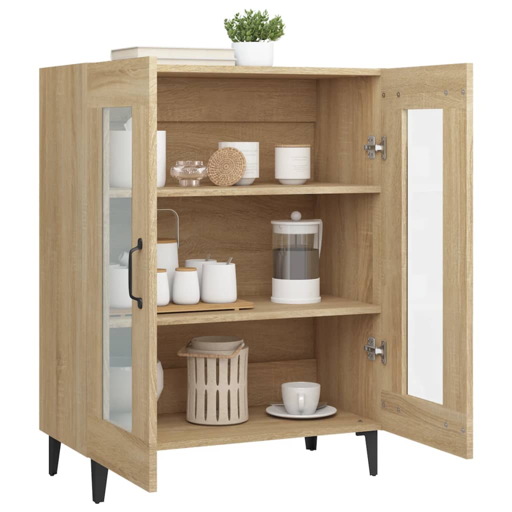vidaXL Ντουλάπι Sonoma Δρυς 69,5 x 34 x 90 εκ. από Επεξεργασμένο Ξύλο