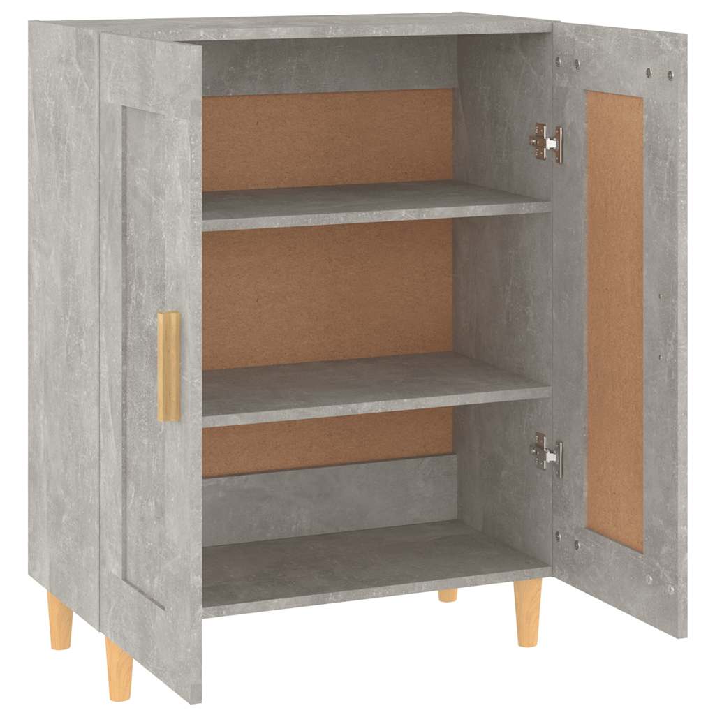vidaXL Ντουλάπι Γκρι Σκυροδέματος 69,5x34x90 εκ. Επεξεργασμένο Ξύλο