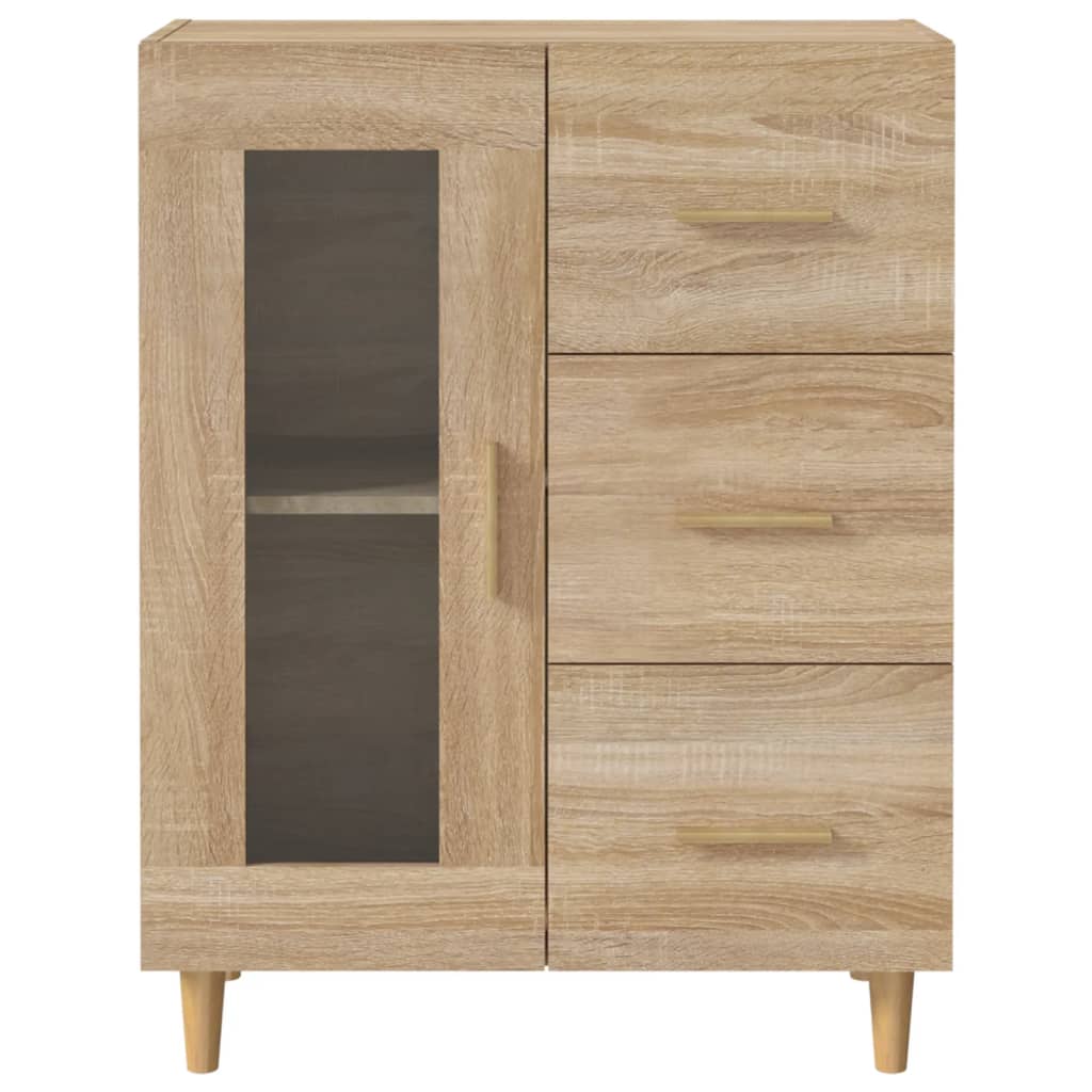 vidaXL Ντουλάπι Sonoma Δρυς 69,5 x 34 x 90 εκ. από Επεξεργασμένο Ξύλο