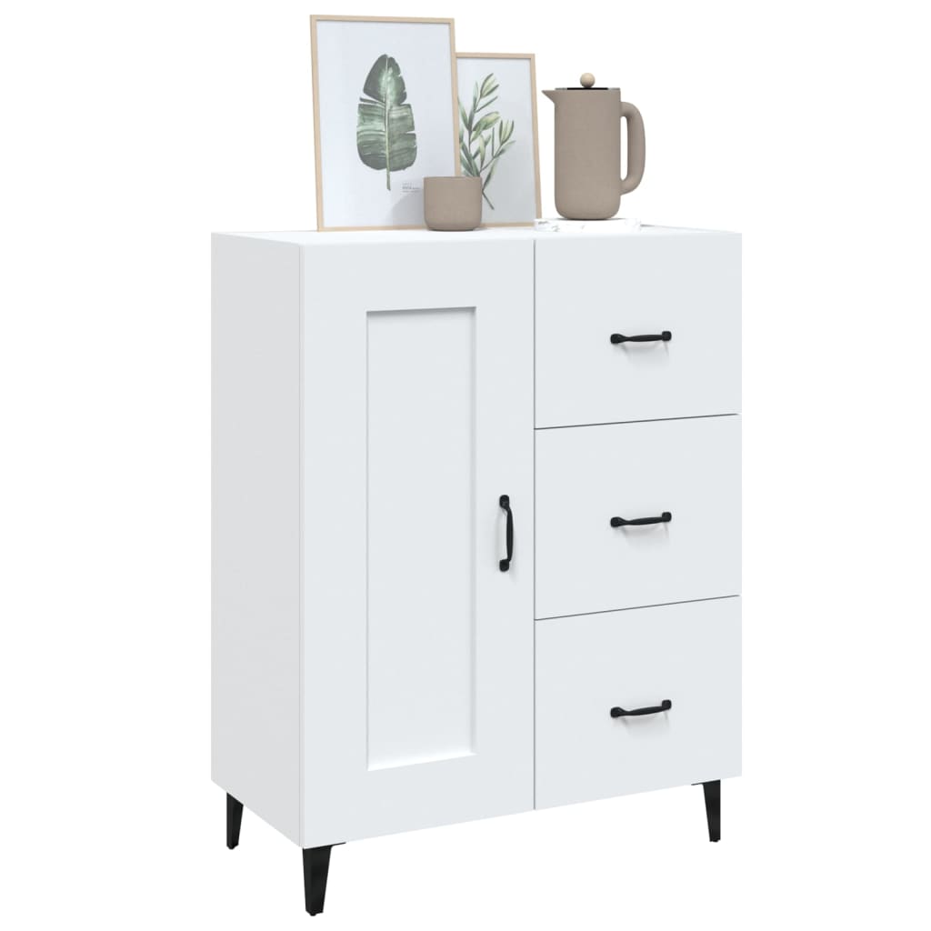 vidaXL Ντουλάπι Λευκό 69,5 x 34 x 90 εκ. από Επεξεργασμένο Ξύλο