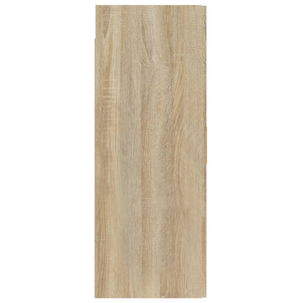vidaXL Κρεμαστό Ντουλάπι Τοίχου Sonoma Δρυς 69,5x34x90 εκ Επεξ. Ξύλο