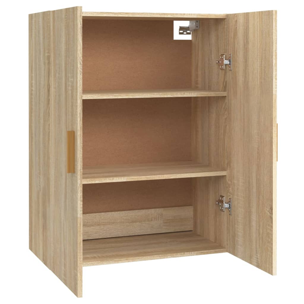 vidaXL Κρεμαστό Ντουλάπι Τοίχου Sonoma Δρυς 69,5x34x90 εκ Επεξ. Ξύλο