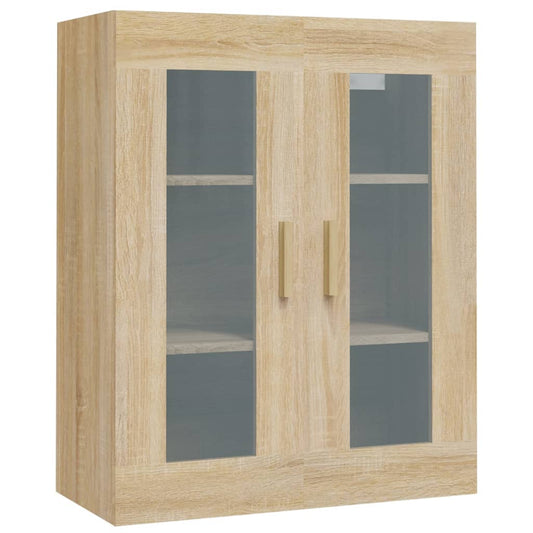 vidaXL Κρεμαστό Ντουλάπι Τοίχου Sonoma Δρυς 69,5x34x90 εκ Επεξ. Ξύλο