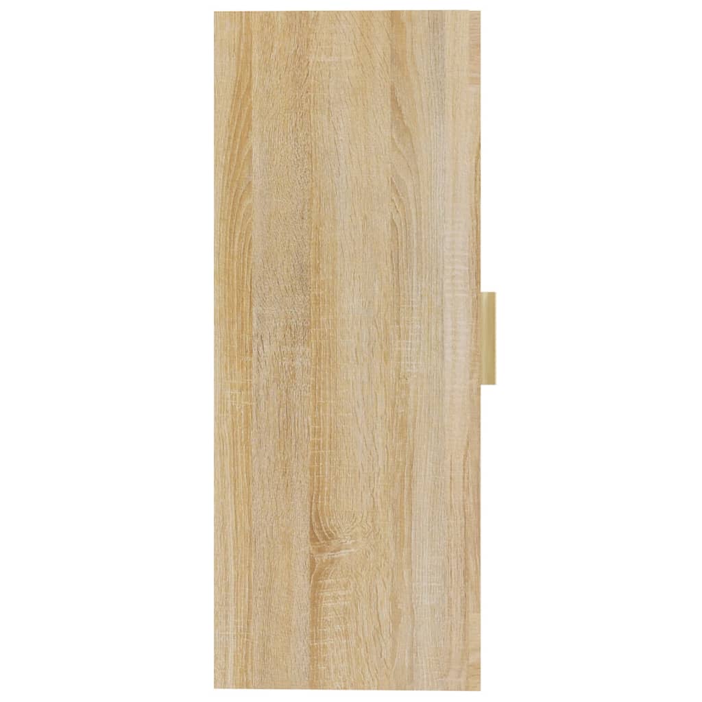 vidaXL Κρεμαστό Ντουλάπι Τοίχου Sonoma Δρυς 69,5x34x90 εκ Επεξ. Ξύλο