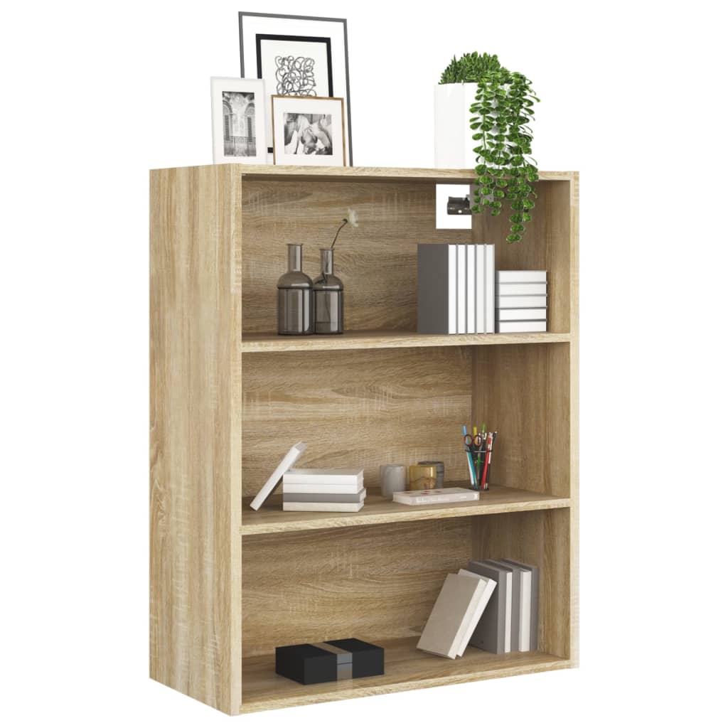 vidaXL Ντουλάπι Τοίχου Κρεμαστό Sonoma Δρυς 69,5 x 32,5 x 90 εκ.