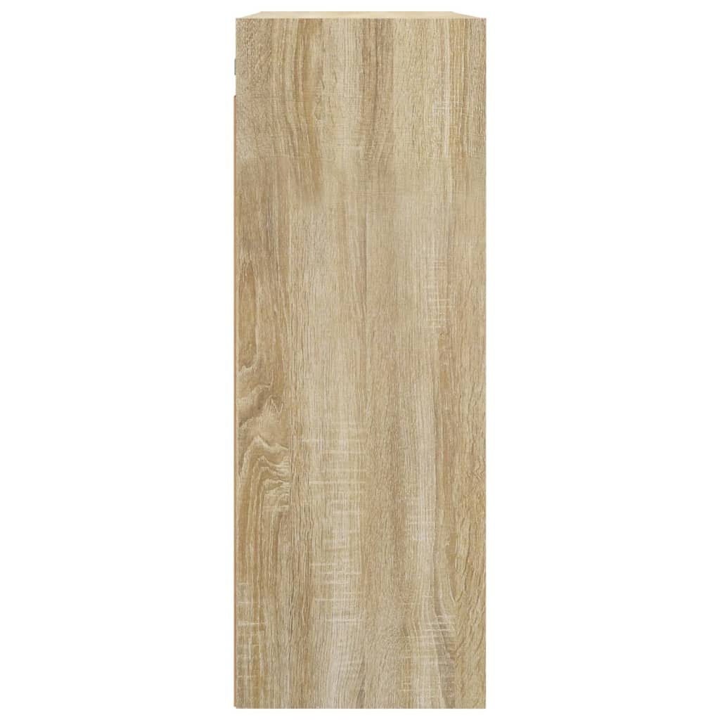 vidaXL Ντουλάπι Τοίχου Κρεμαστό Sonoma Δρυς 69,5 x 32,5 x 90 εκ.