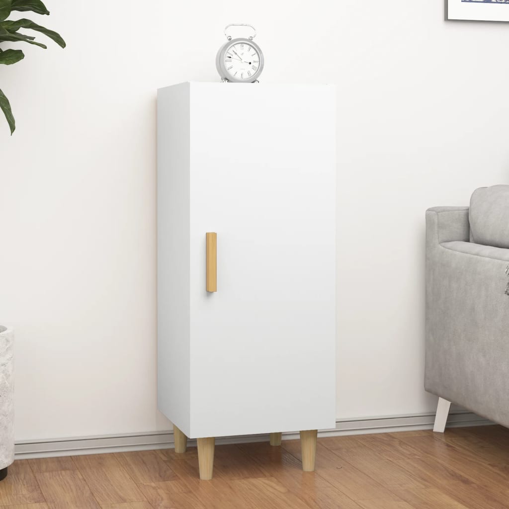 vidaXL Ντουλάπι Λευκό 34,5 x 34 x 90 εκ. από Επεξεργασμένο Ξύλο