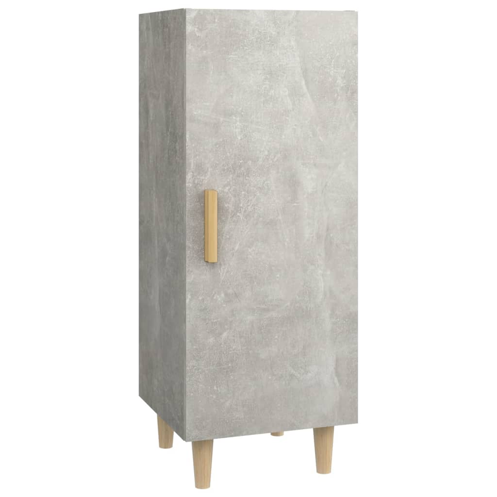 vidaXL Ντουλάπι Γκρι Σκυροδέματος 34,5x34x90 εκ. Επεξεργασμένο Ξύλο