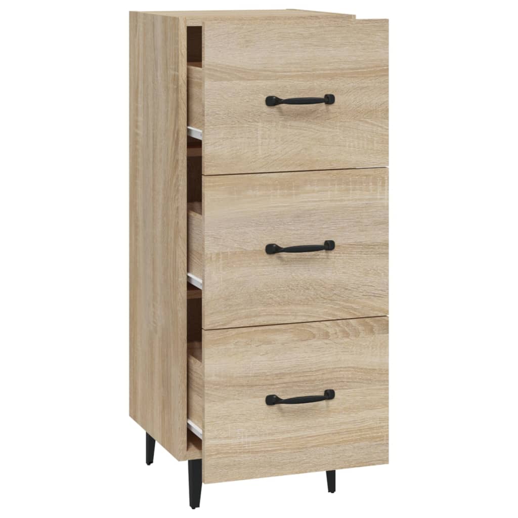 vidaXL Ντουλάπι Sonoma Δρυς 34,5x34x90 εκ. από Επεξεργασμένο Ξύλο