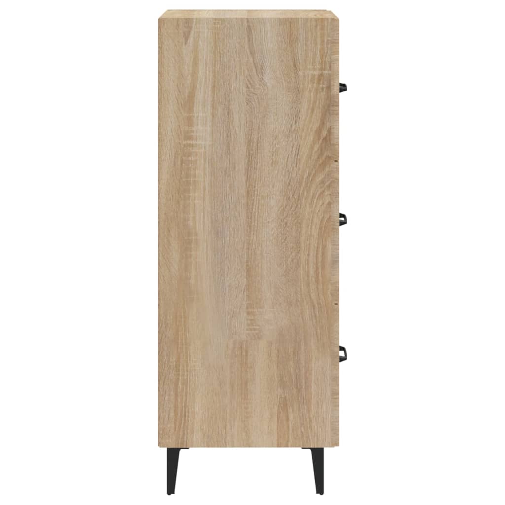 vidaXL Ντουλάπι Sonoma Δρυς 34,5x34x90 εκ. από Επεξεργασμένο Ξύλο