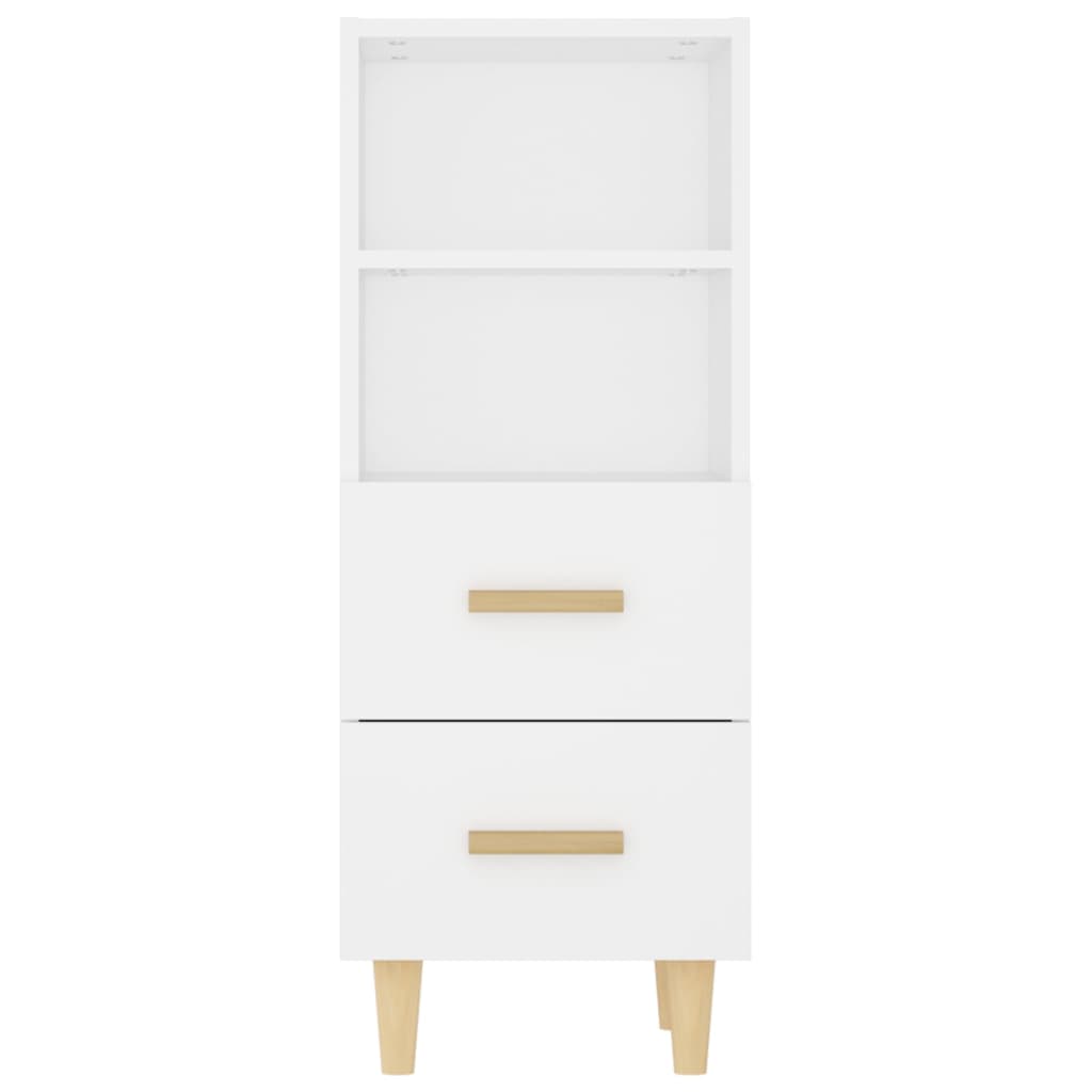 vidaXL Ντουλάπι Λευκό 34,5 x 34 x 90 εκ. από Επεξεργασμένο Ξύλο