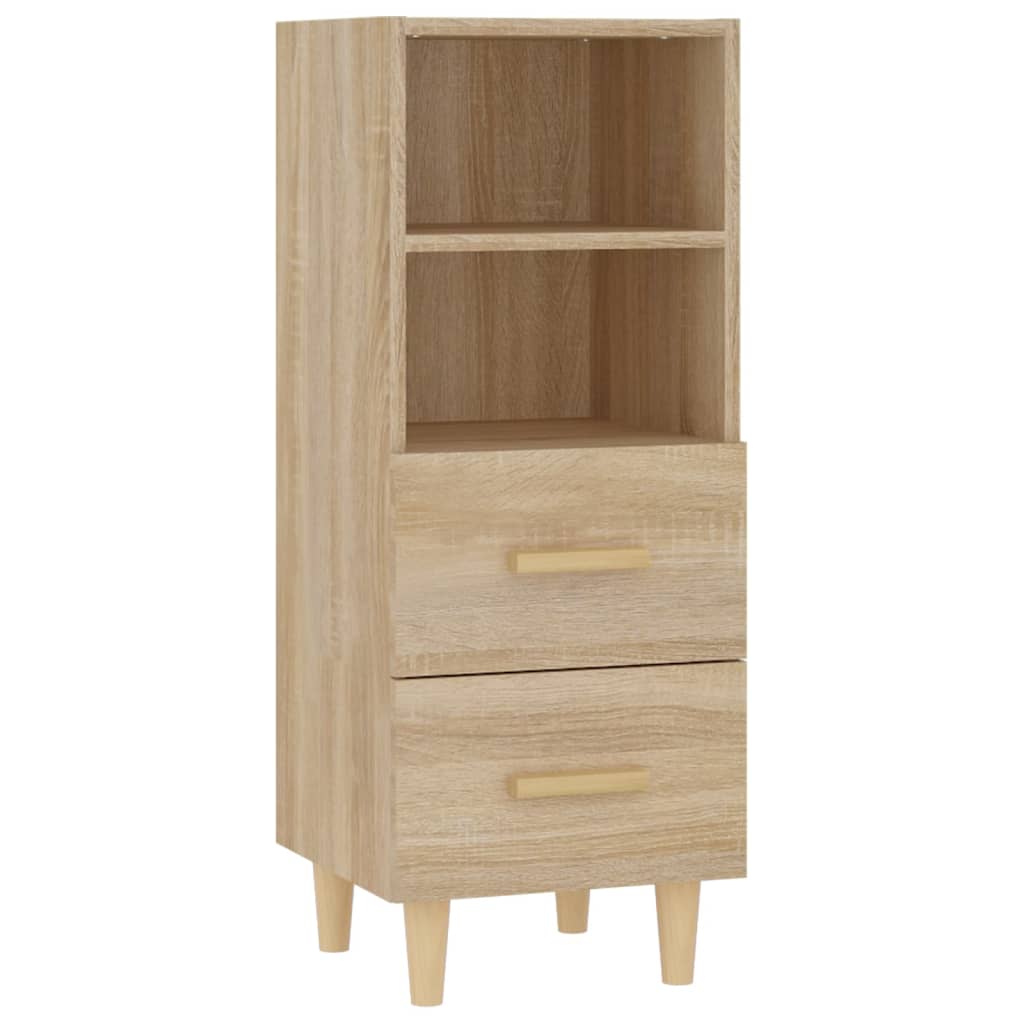 vidaXL Ντουλάπι Sonoma Δρυς 34,5x34x90 εκ. από Επεξεργασμένο Ξύλο