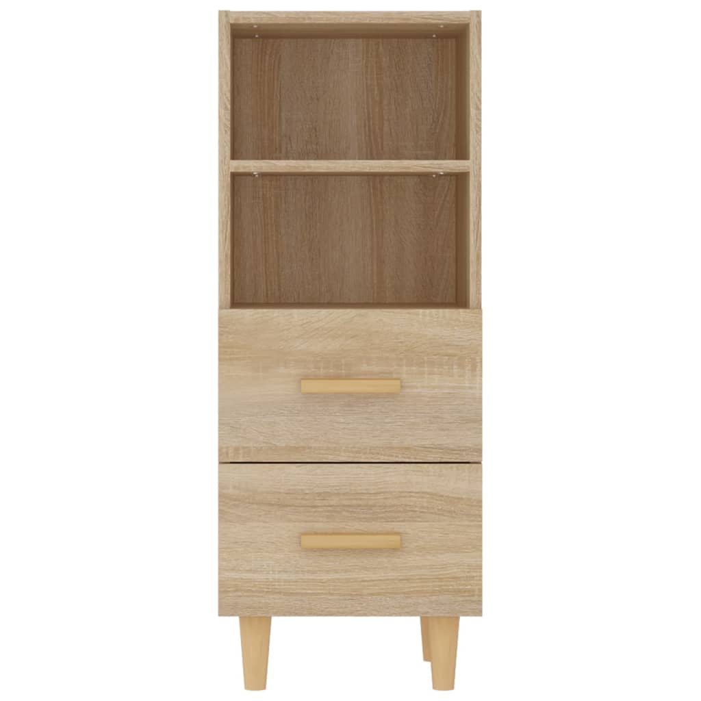 vidaXL Ντουλάπι Sonoma Δρυς 34,5x34x90 εκ. από Επεξεργασμένο Ξύλο