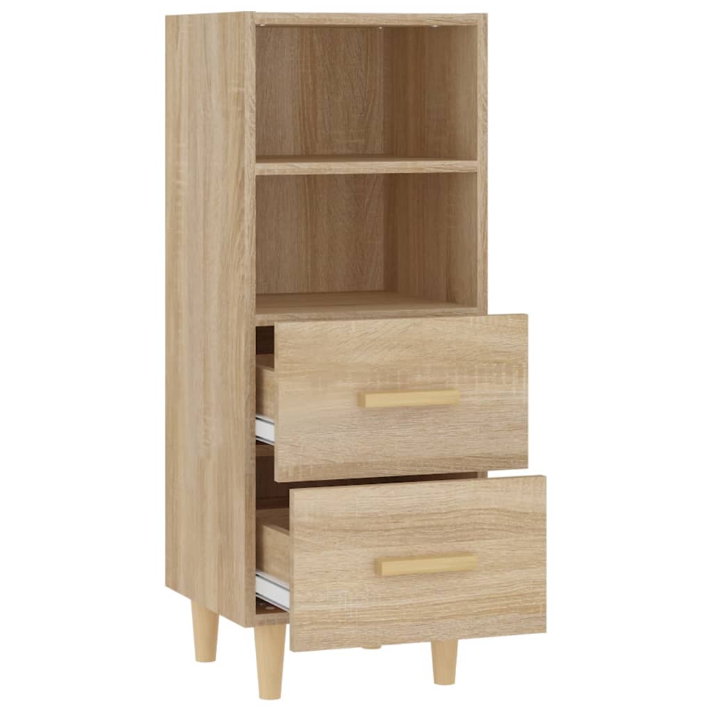 vidaXL Ντουλάπι Sonoma Δρυς 34,5x34x90 εκ. από Επεξεργασμένο Ξύλο