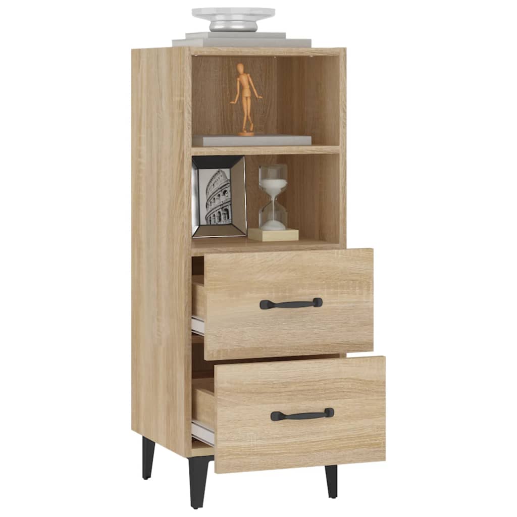vidaXL Ντουλάπι Sonoma Δρυς 34,5x34x90 εκ. από Επεξεργασμένο Ξύλο
