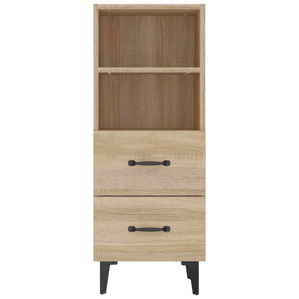 vidaXL Ντουλάπι Sonoma Δρυς 34,5x34x90 εκ. από Επεξεργασμένο Ξύλο
