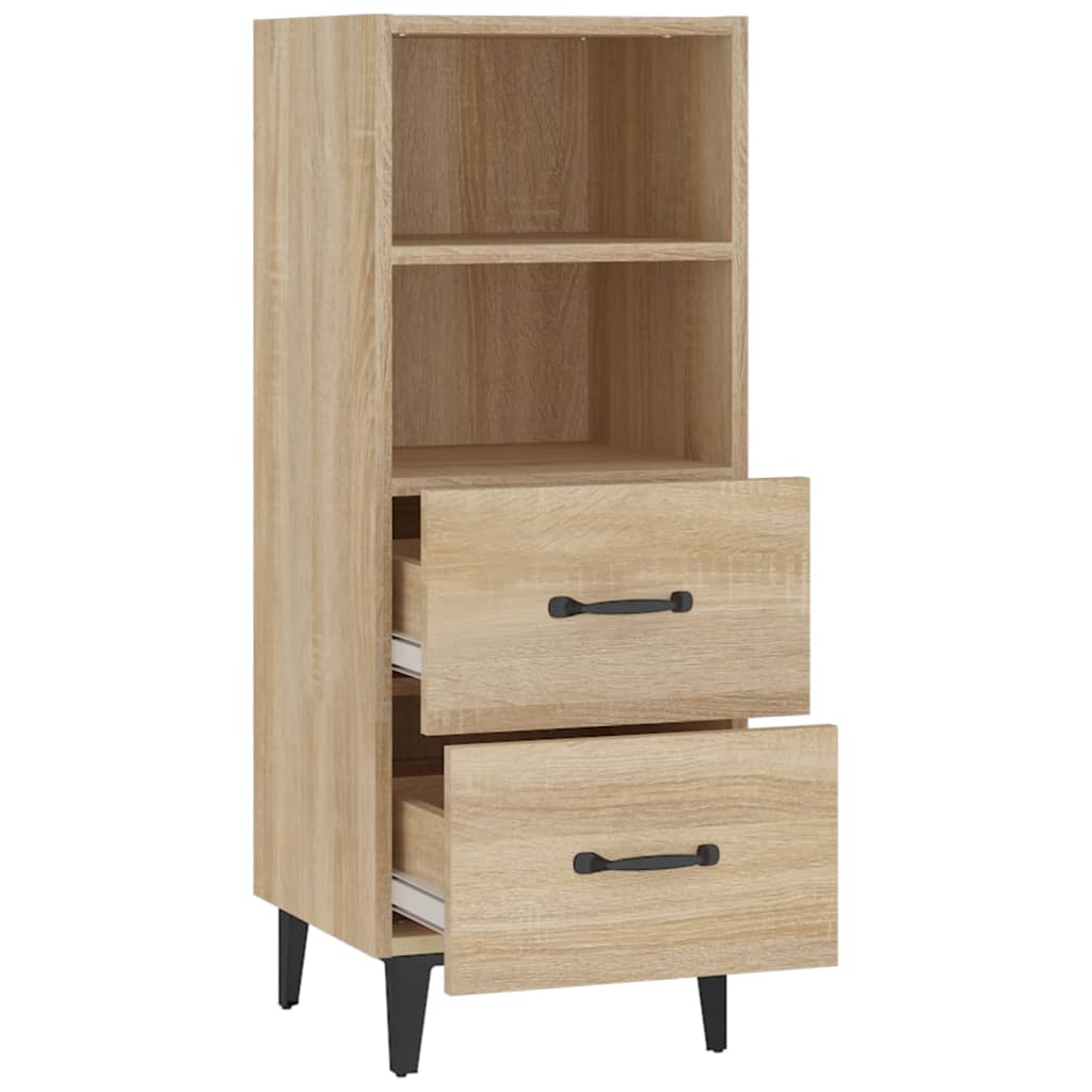 vidaXL Ντουλάπι Sonoma Δρυς 34,5x34x90 εκ. από Επεξεργασμένο Ξύλο