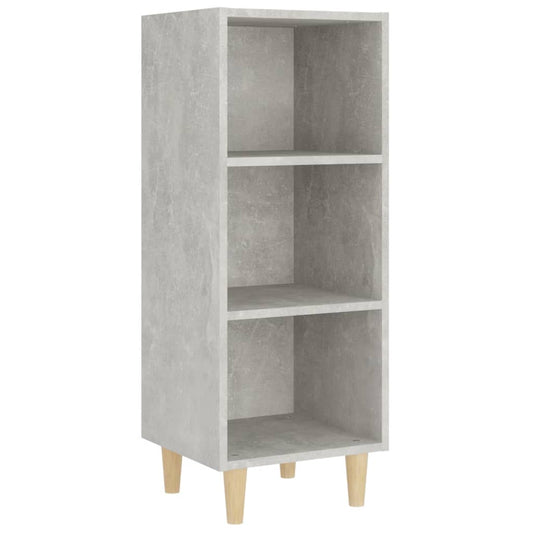 vidaXL Ντουλάπι Γκρι Σκυροδέματος 34,5x32,5x90 εκ. Επεξεργασμένο Ξύλο