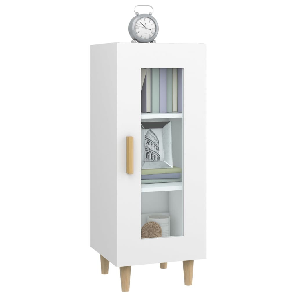 vidaXL Ντουλάπι Λευκό 34,5 x 34 x 90 εκ. από Επεξεργασμένο Ξύλο