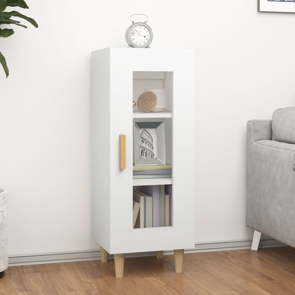 vidaXL Ντουλάπι Λευκό 34,5 x 34 x 90 εκ. από Επεξεργασμένο Ξύλο