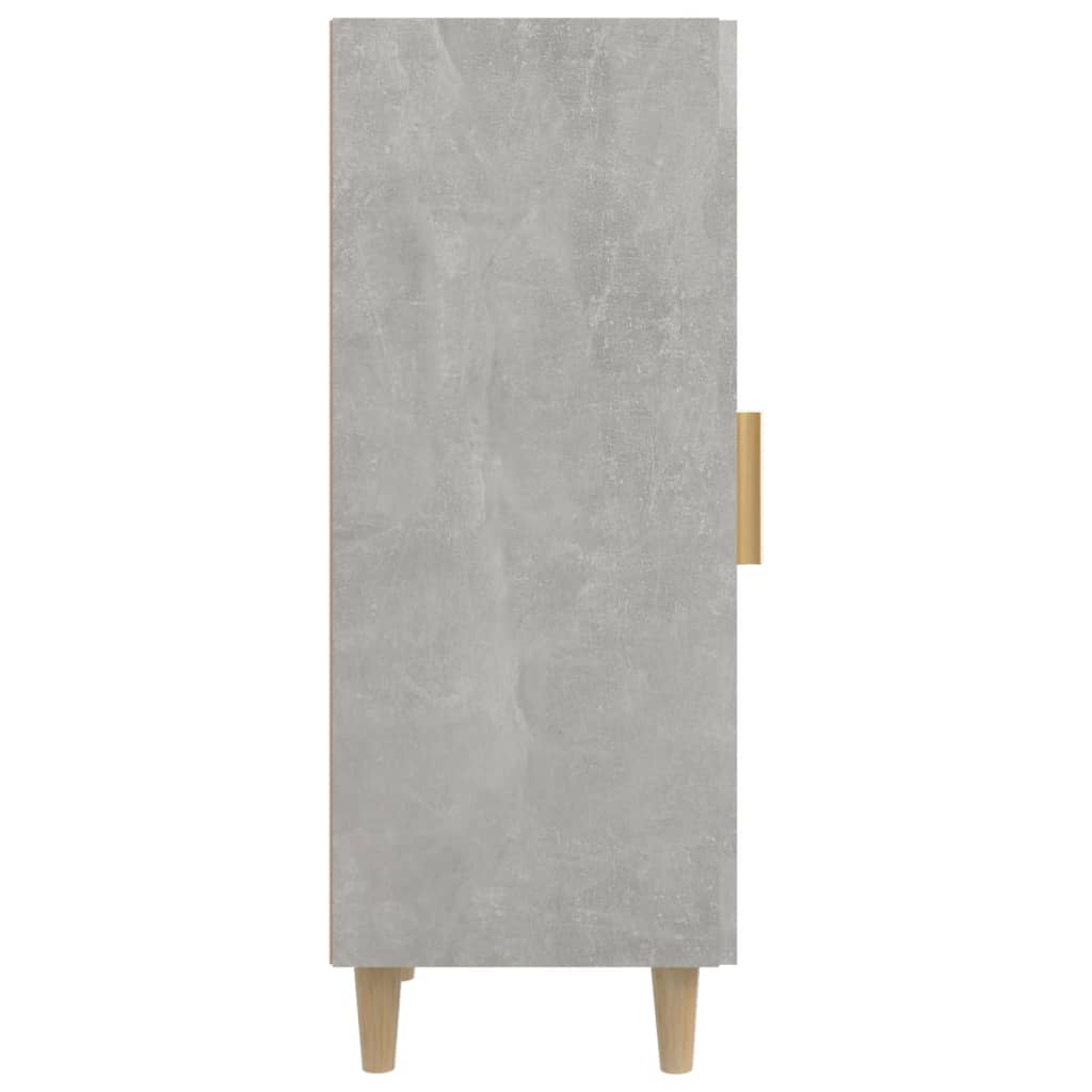 vidaXL Ντουλάπι Γκρι Σκυροδέματος 34,5x34x90 εκ. Επεξεργασμένο Ξύλο