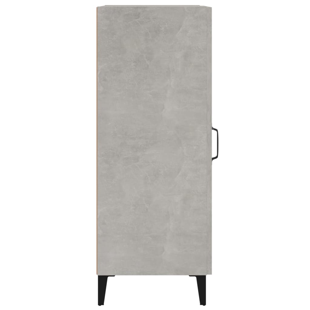 vidaXL Ντουλάπι Γκρι Σκυροδέματος 34,5x34x90 εκ. Επεξεργασμένο Ξύλο