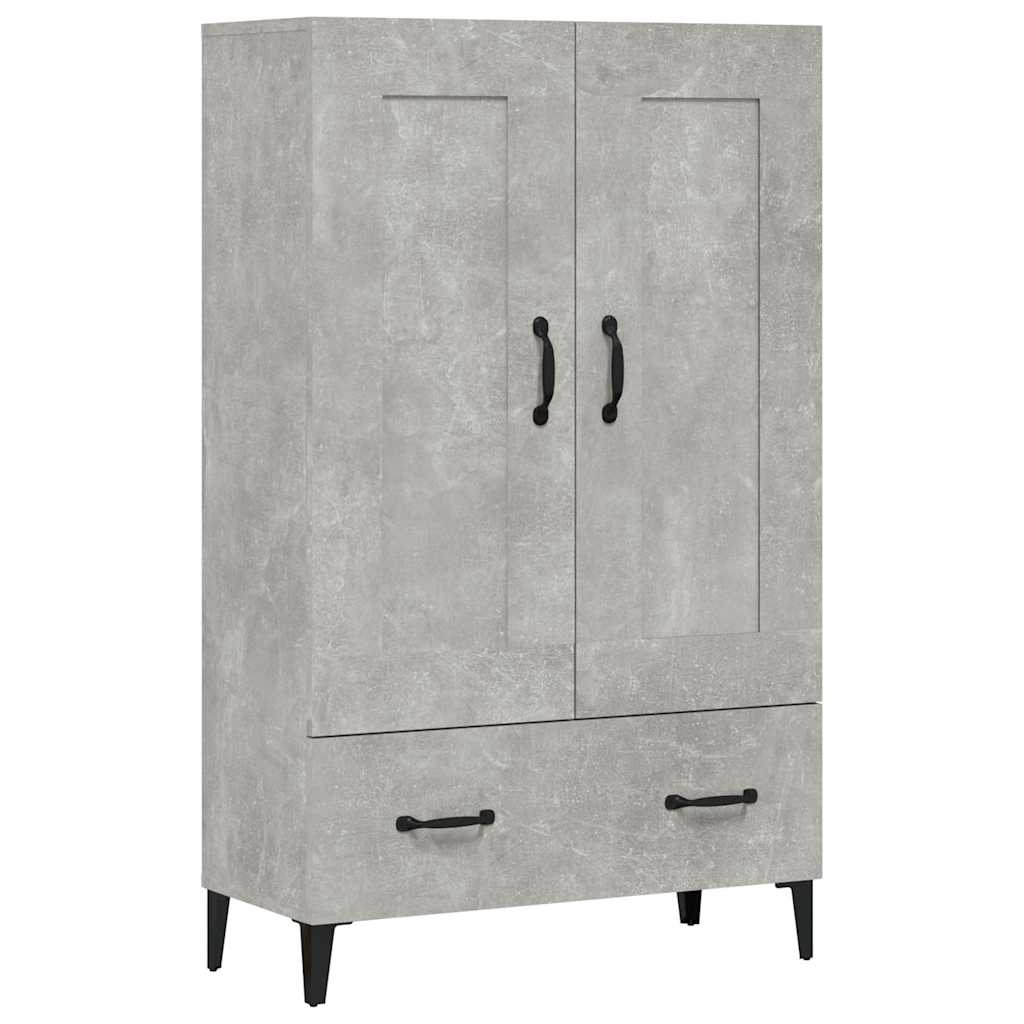 vidaXL Ντουλάπι Γκρι Σκυροδέματος 70x31x115 εκ. από Επεξεργασμένο Ξύλο