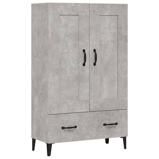 vidaXL Ντουλάπι Γκρι Σκυροδέματος 70x31x115 εκ. από Επεξεργασμένο Ξύλο