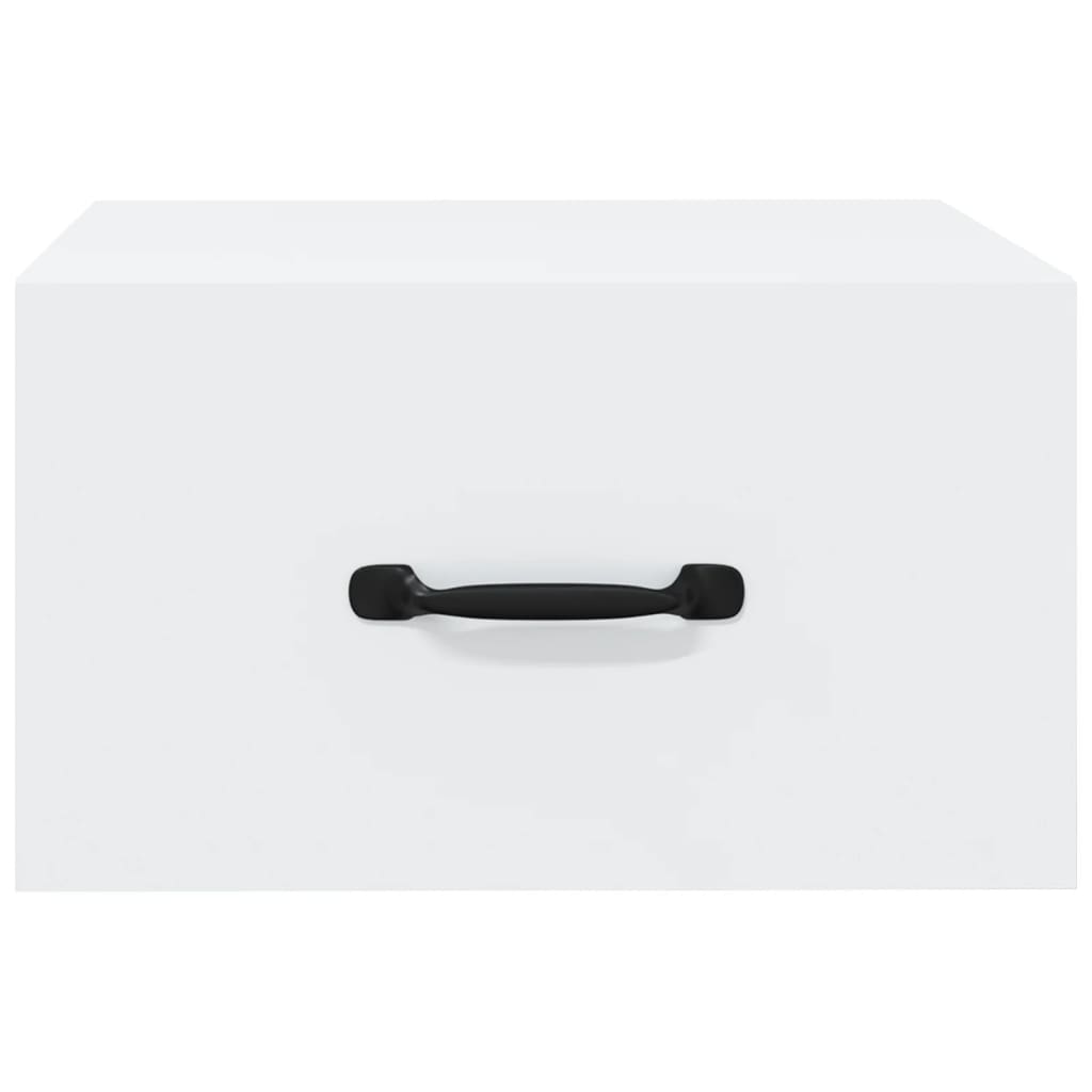 vidaXL Κομοδίνα Επιτοίχια 2 τεμ. Λευκά 35x35x20 εκ.