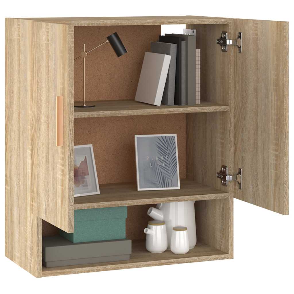 vidaXL Ντουλάπι Τοίχου Sonoma Δρυς 60x31x70 εκ. Επεξεργασμένο Ξύλο