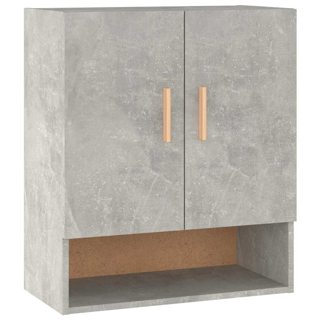 vidaXL Ντουλάπι Τοίχου Γκρι Σκυρ. 60x31x70 εκ. Επεξεργασμένο Ξύλο