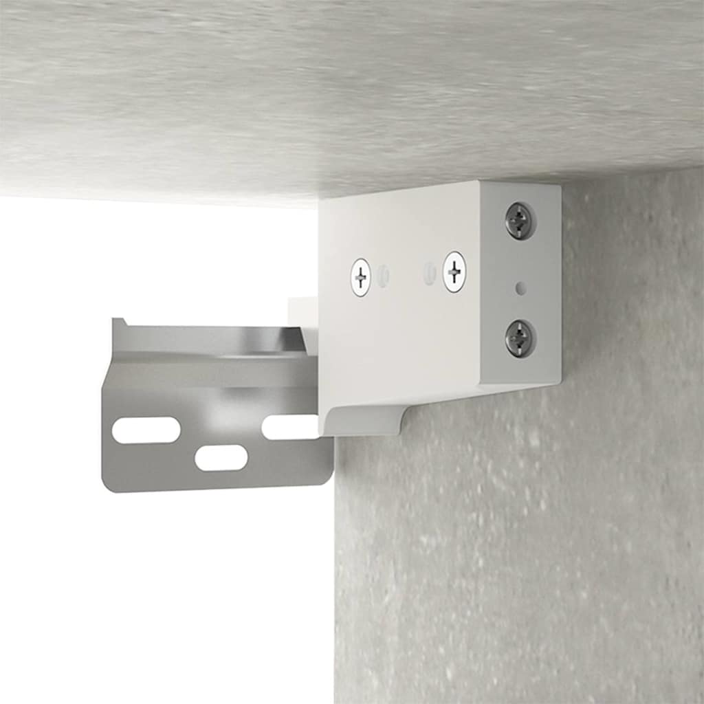vidaXL Ντουλάπι Τοίχου Γκρι Σκυρ. 60x31x60 εκ. Επεξεργασμένο Ξύλο