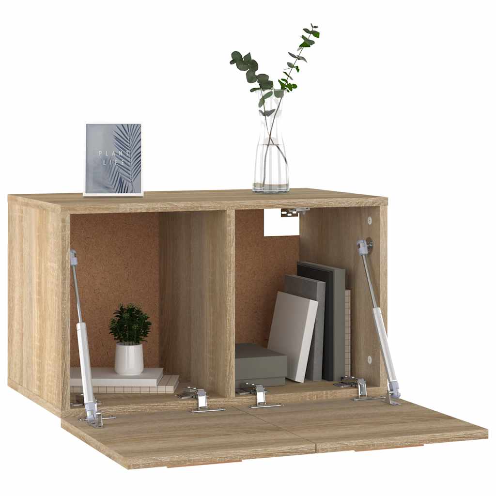 vidaXL Ντουλάπι Τοίχου Sonoma Δρυς 60x36,5x35 εκ. Επεξεργασμένο Ξύλο