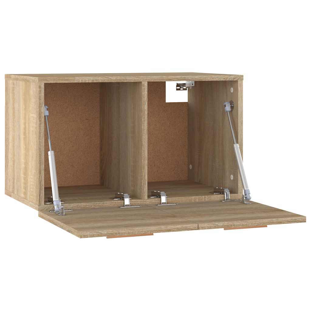 vidaXL Ντουλάπι Τοίχου Sonoma Δρυς 60x36,5x35 εκ. Επεξεργασμένο Ξύλο
