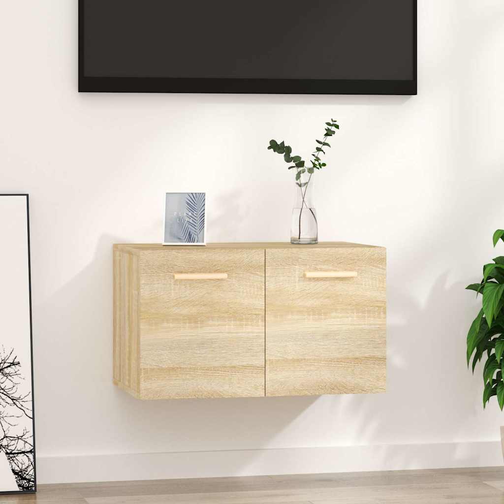 vidaXL Ντουλάπι Τοίχου Sonoma Δρυς 60x36,5x35 εκ. Επεξεργασμένο Ξύλο