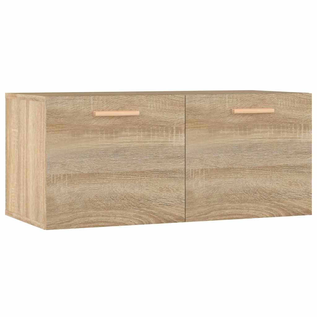 vidaXL Ντουλάπι Τοίχου Sonoma Δρυς 80x35x36,5 εκ. Επεξεργασμένο Ξύλο