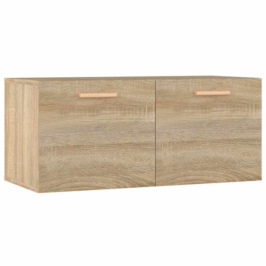 vidaXL Ντουλάπι Τοίχου Sonoma Δρυς 80x35x36,5 εκ. Επεξεργασμένο Ξύλο