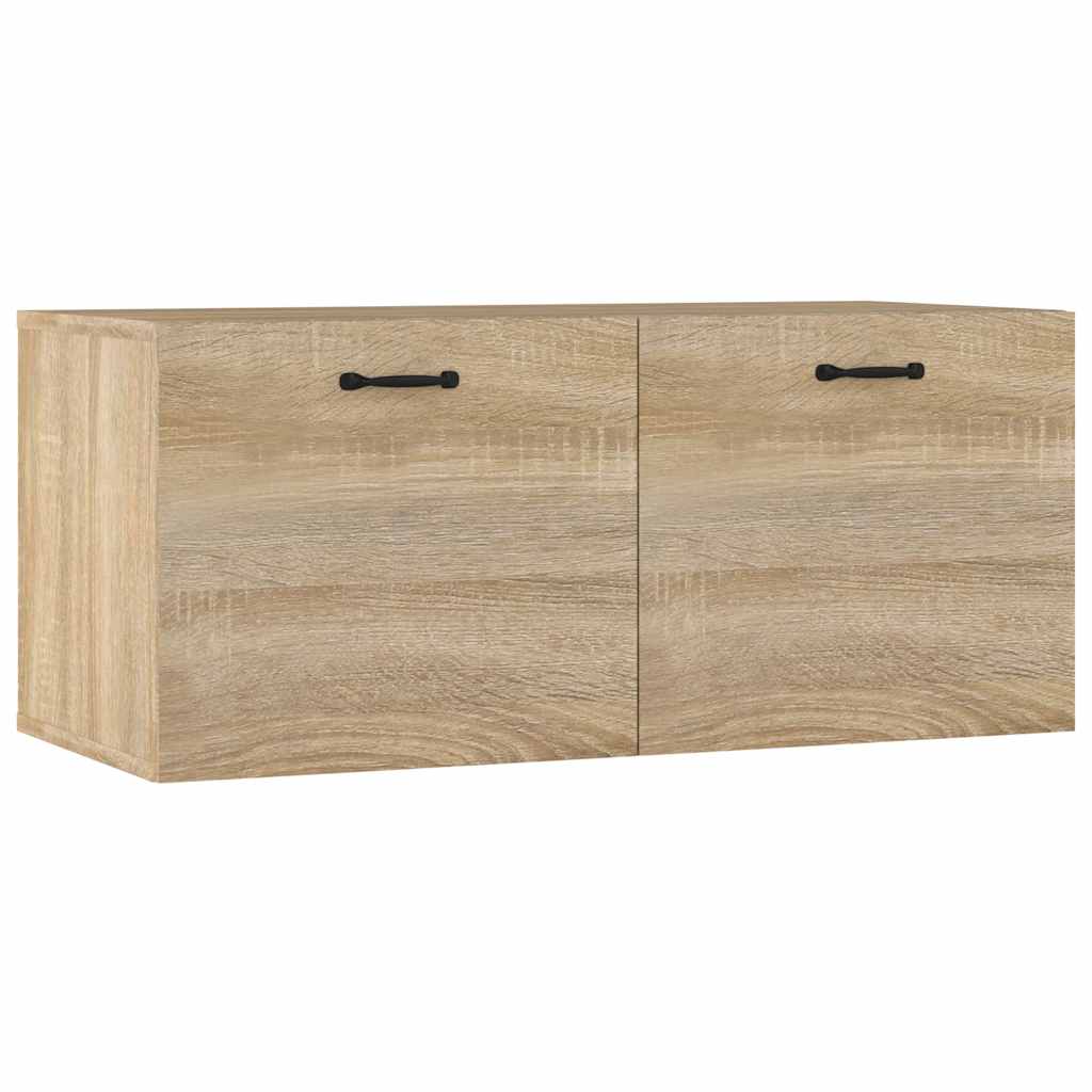 vidaXL Ντουλάπι Τοίχου Sonoma Δρυς 80x36,5x35 εκ. Επεξεργασμένο Ξύλο